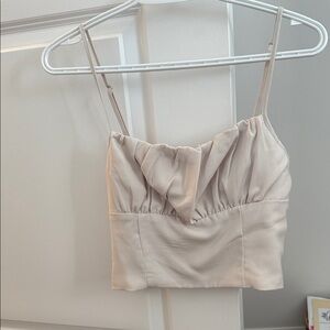 Elegant Cream Women's Top